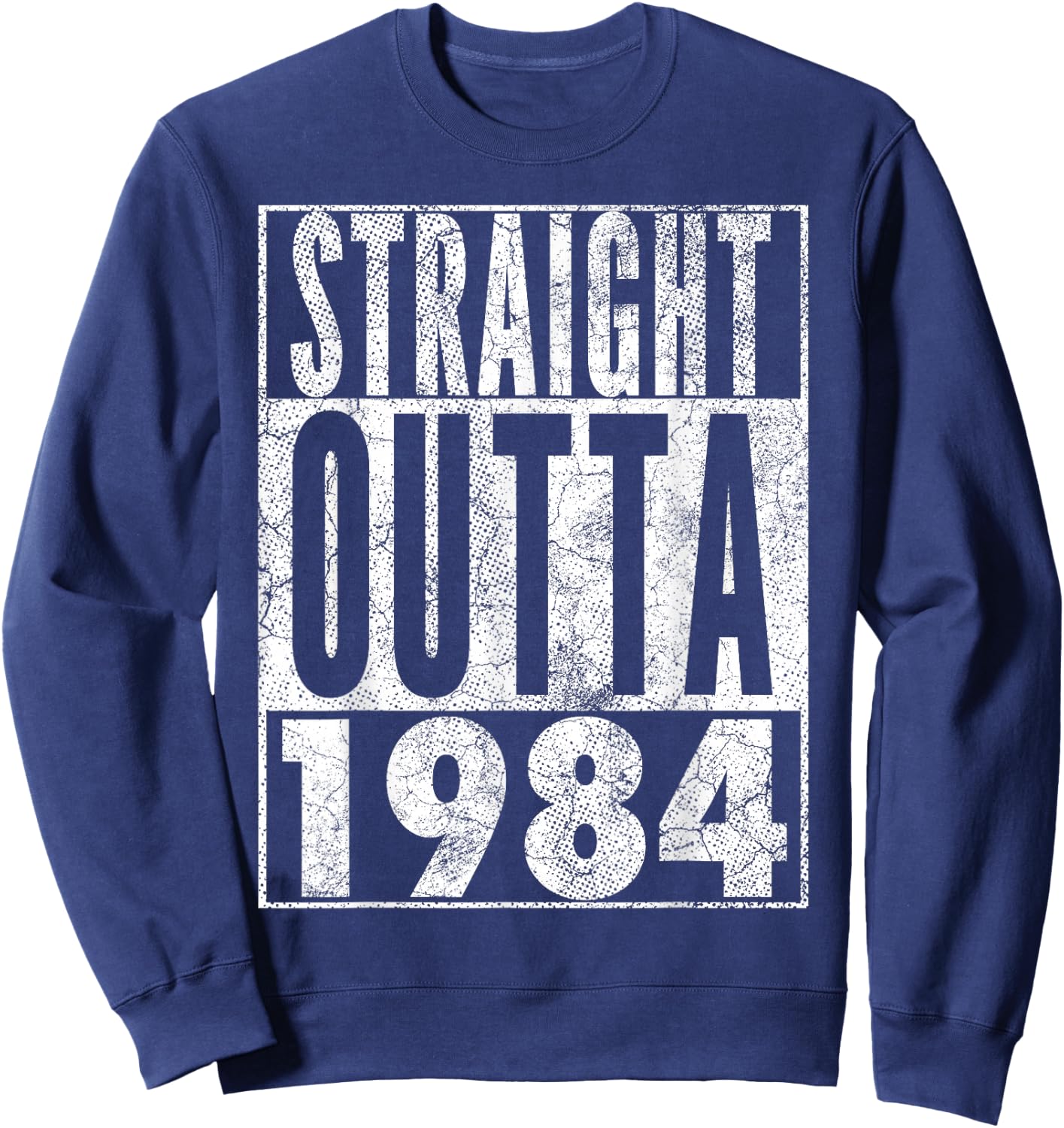 Vintage 1984 42nd Birthday 42 Years Old Retro Men Women Sweatshirt - Sweatshirt | Navy