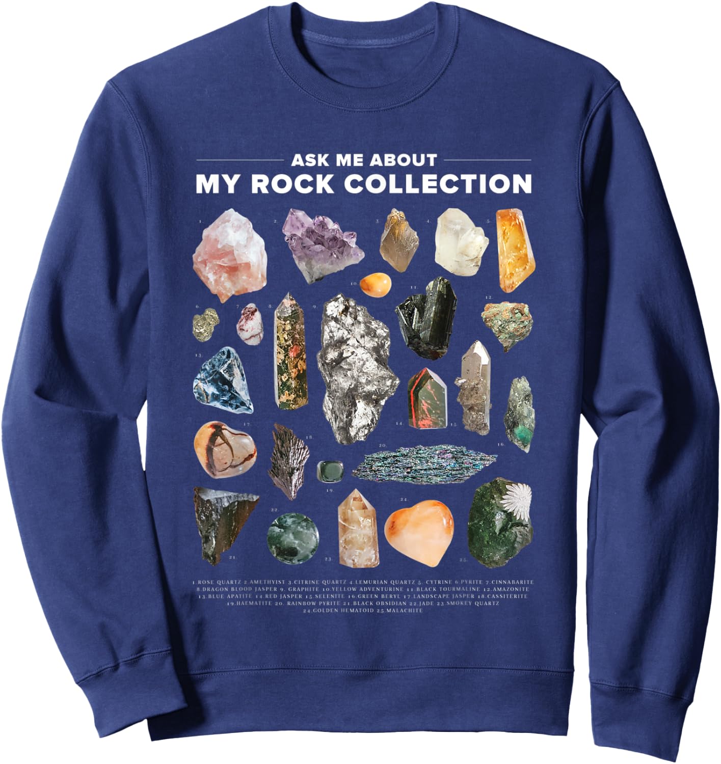 Ask me about my Rock Collection Sweatshirt - Sweatshirt | Navy