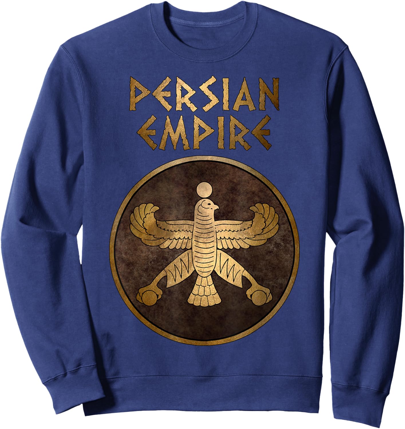 Persian Empire Ancient Achaemenid Empire Symbol Sweatshirt - Sweatshirt | Navy