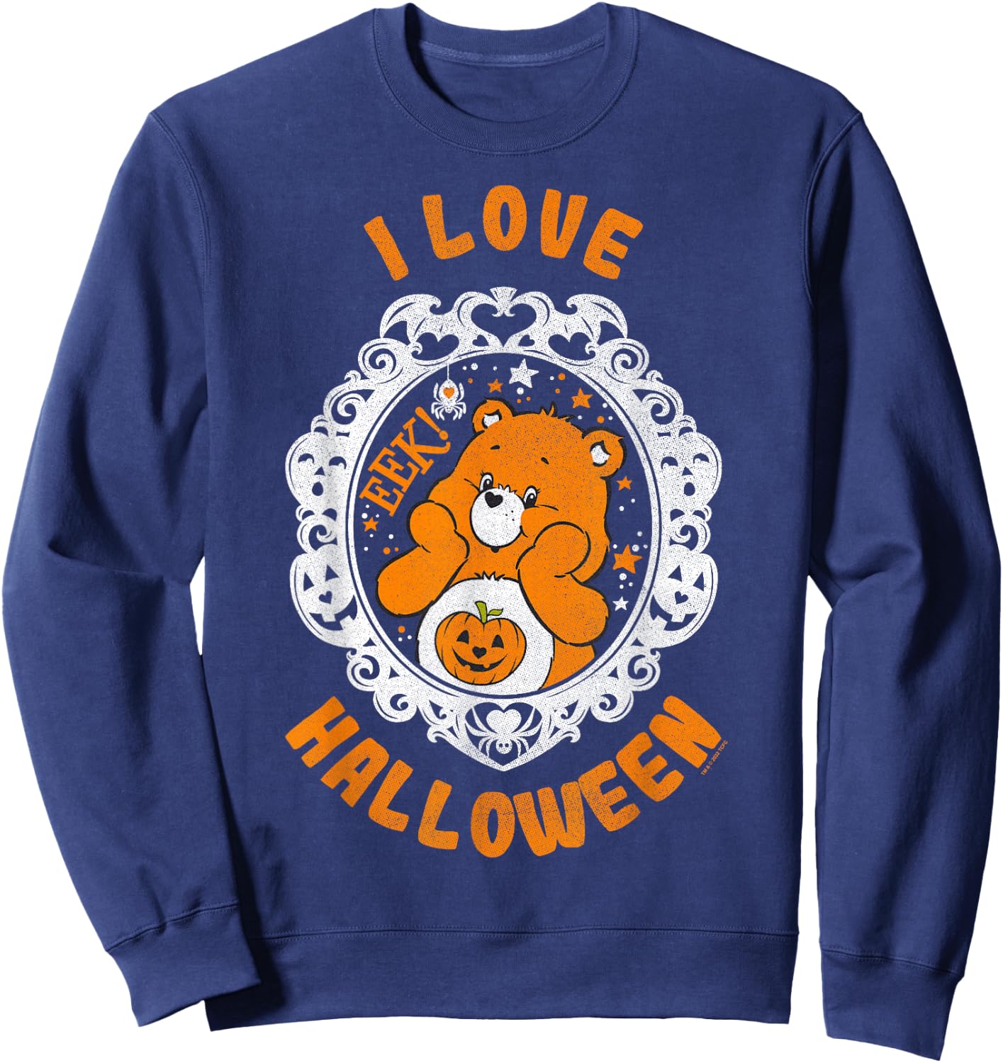 Care Bears Halloween Trick-or-Sweet Bear Spooky Poster Sweatshirt - Sweatshirt | Navy