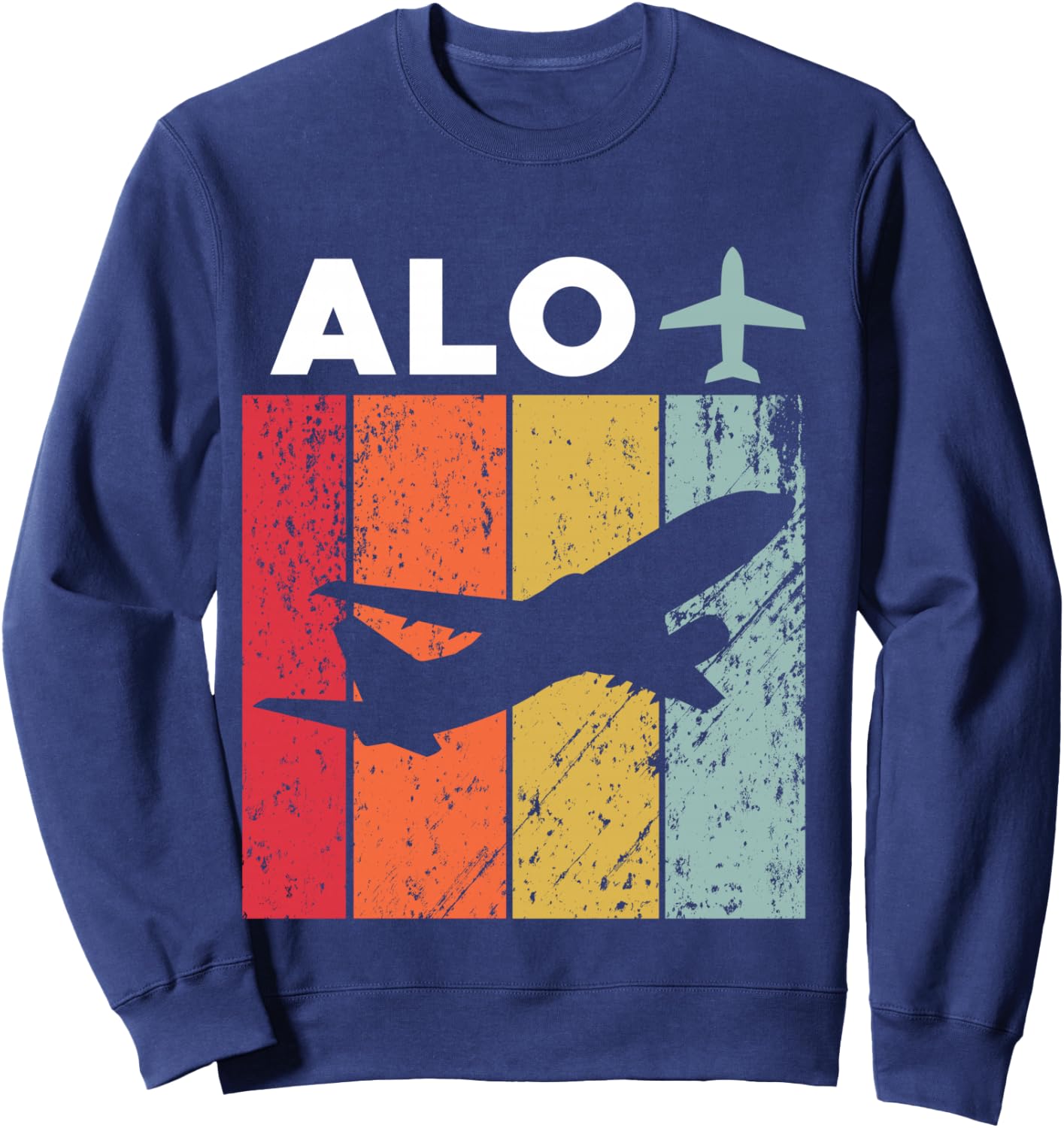 Long Sleeve T-Shirt Sweatshirt - Sweatshirt | Navy