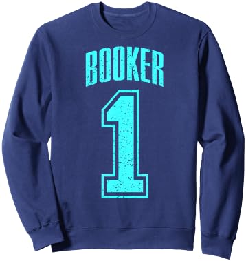 Booker Supporter Number 1 Greatest Fan Sweatshirt - Sweatshirt | Navy