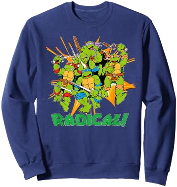 Leo, Donnie, Mikey & Raph - Radical! Sweatshirt - Sweatshirt | Navy
