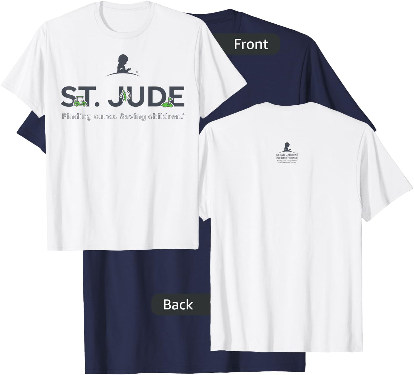 St. Jude Golf T-Shirt - T-Shirt | Navy