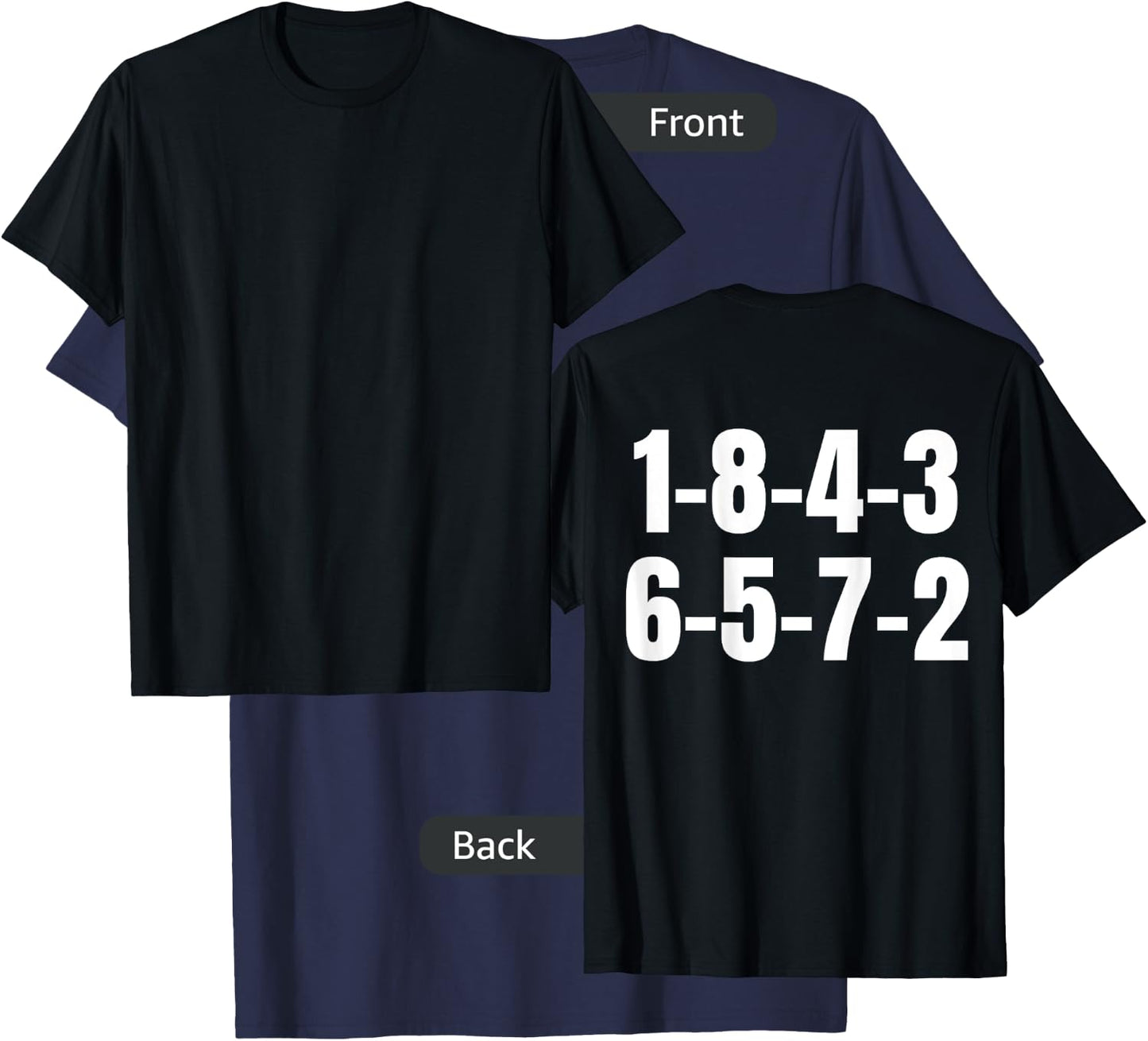 18436572 Firing Order Engine V8 Block Racing Mechanic T-Shirt - T-Shirt | Navy