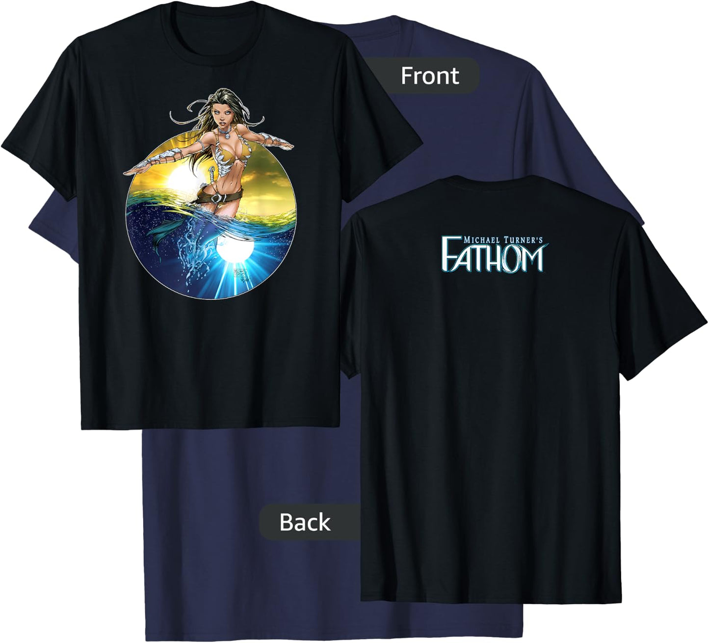 Fathom Aspen Wave T-Shirt - T-Shirt | Navy