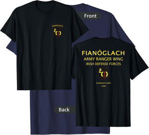 Fianoglach Irish Special Force Army Ranger Ireland Defence T-Shirt - T-Shirt | Navy