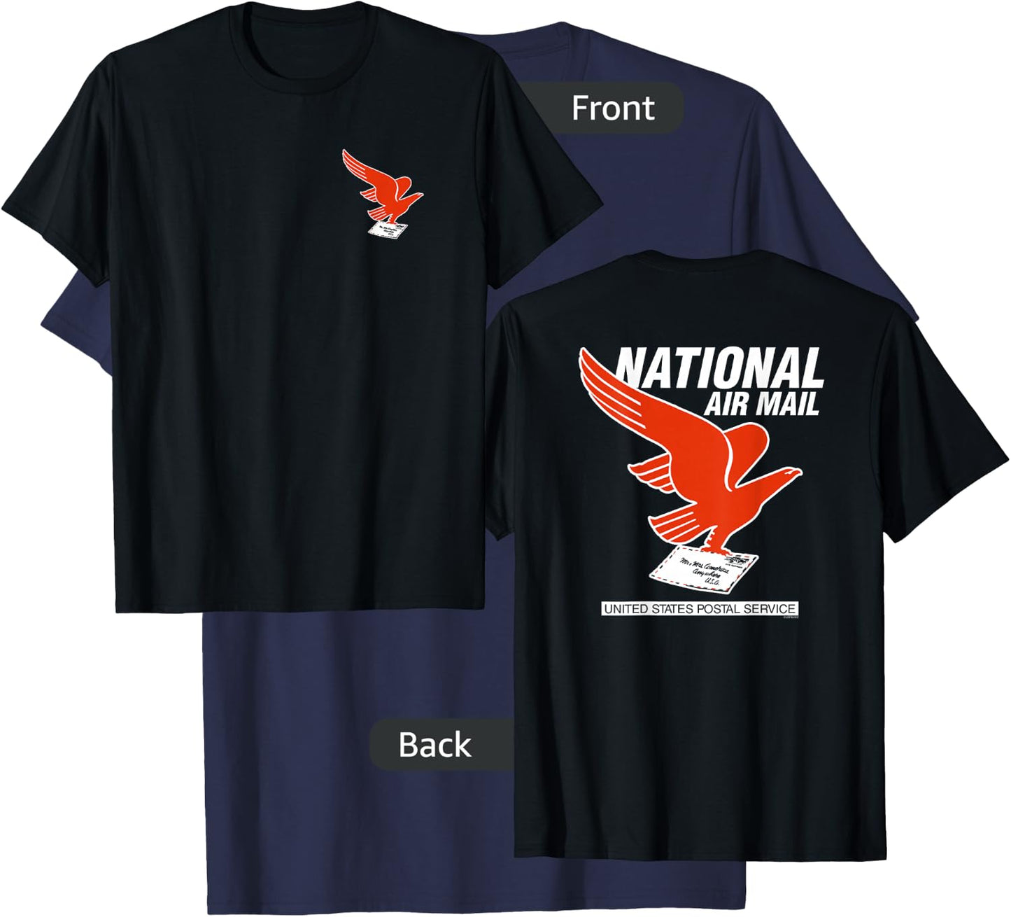 USPS National Air Mail Logo T-Shirt - T-Shirt | Navy