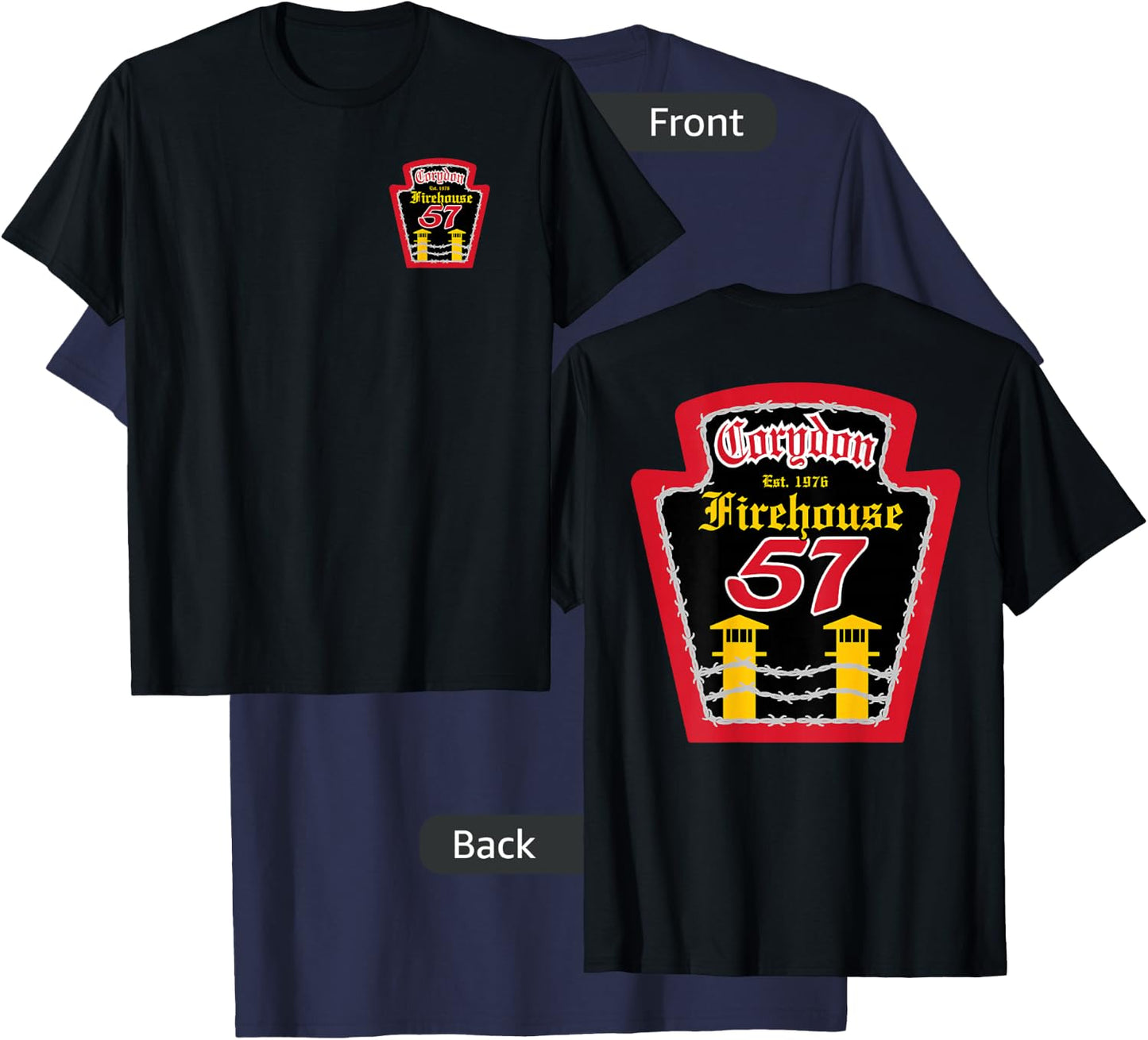 Norco Firefighters Corydon Fire Station 57 fire T-Shirt - T-Shirt | Navy