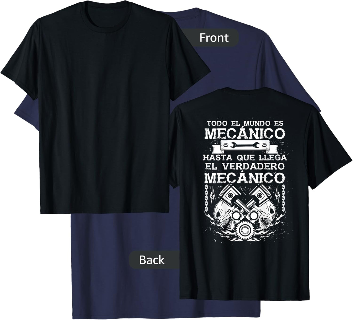 Todo el mundo es mecanico... Camiseta Regalo T-Shirt - T-Shirt | Navy