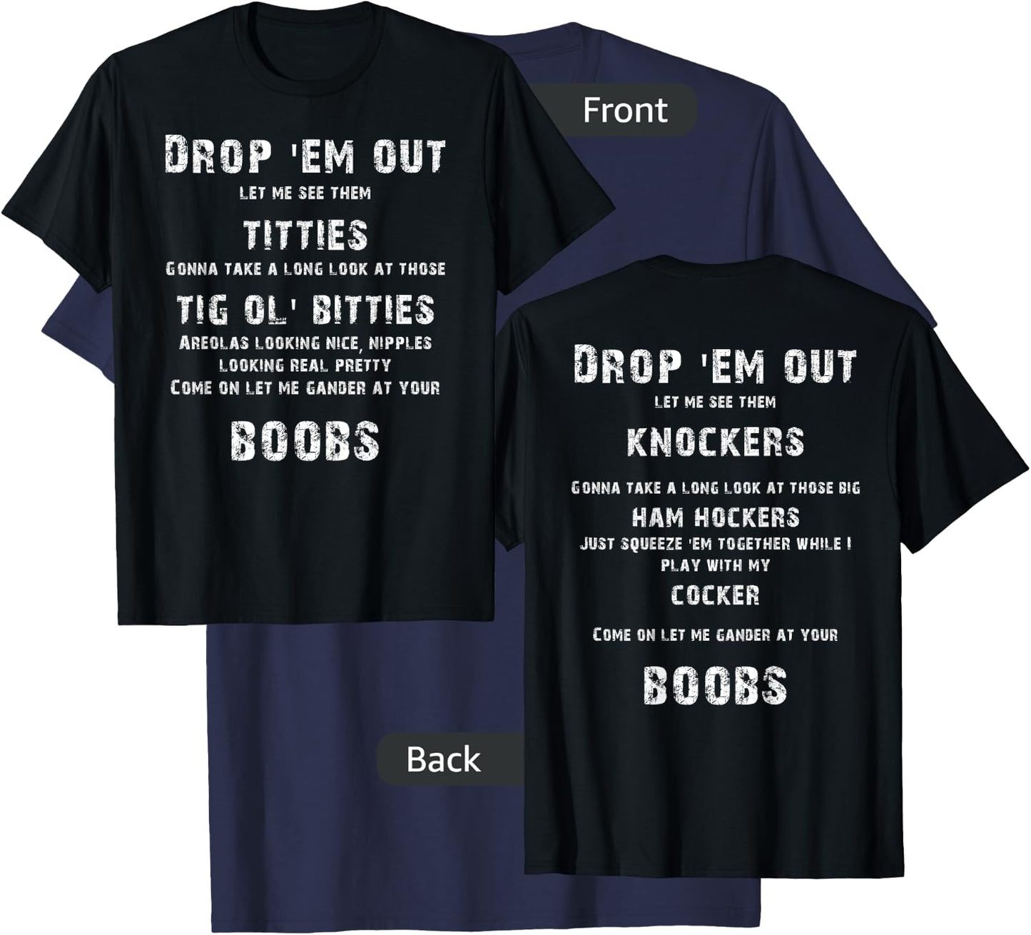 Drop Em Out T-Shirt - T-Shirt | Navy
