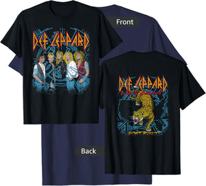 Def Leppard - Hysteria City Detroit T-Shirt - T-Shirt | Navy