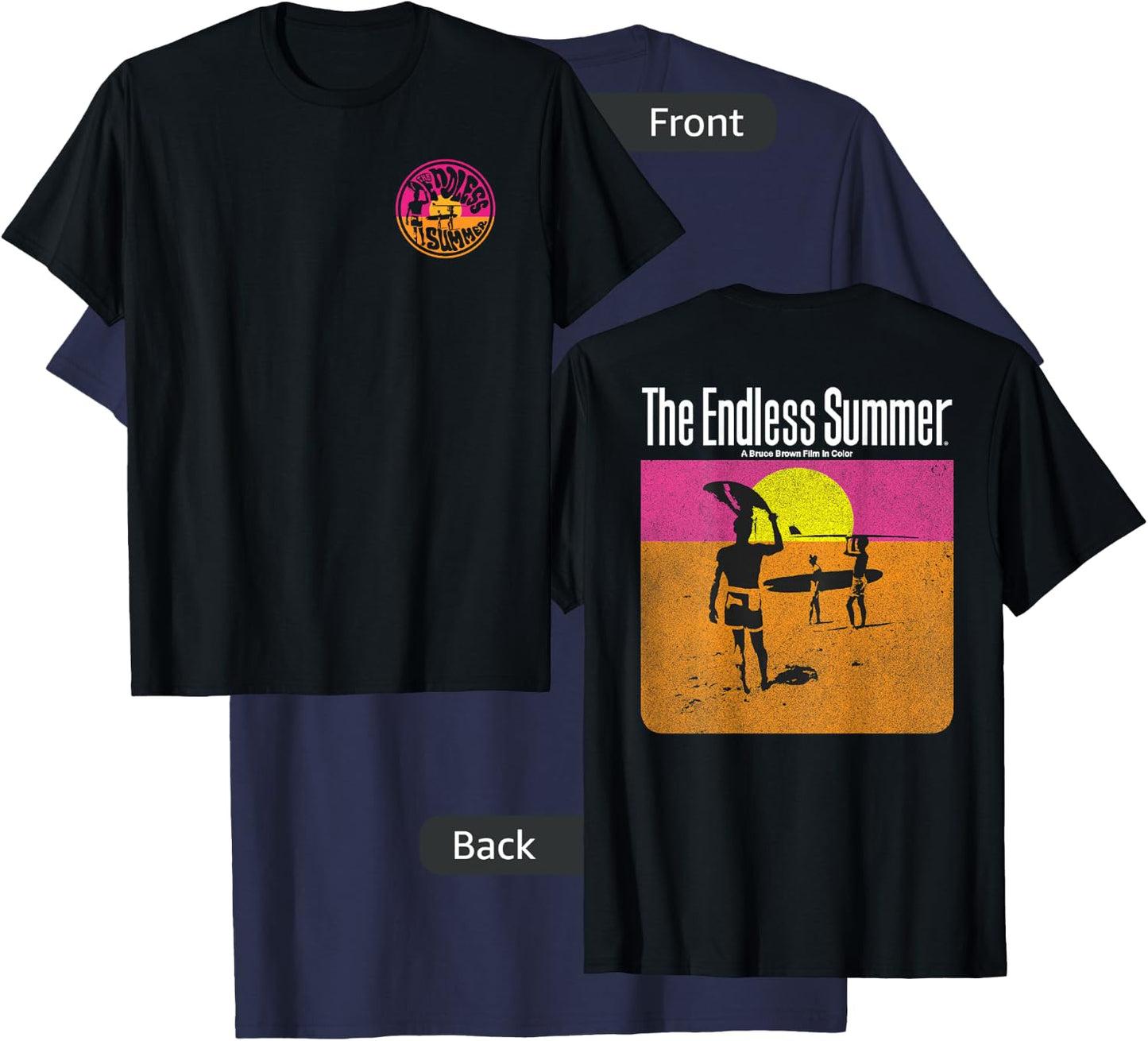 The Endless Summer 1966 Classic Surf Movie 60s Vintage Surf T-Shirt - T-Shirt | Navy