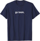 Super Minimal Go Team Funny Game Day - & Styles T-Shirt - T-Shirt | Navy