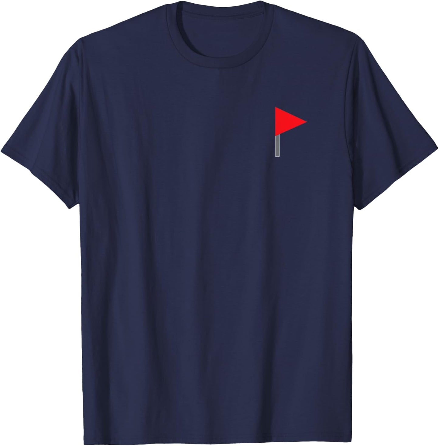 Red Flags Meme Lover Social Trendy T-Shirt - T-Shirt | Navy