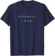 Actually, I Can Feminist Girl Power Women Empowerment T-Shirt - T-Shirt | Navy