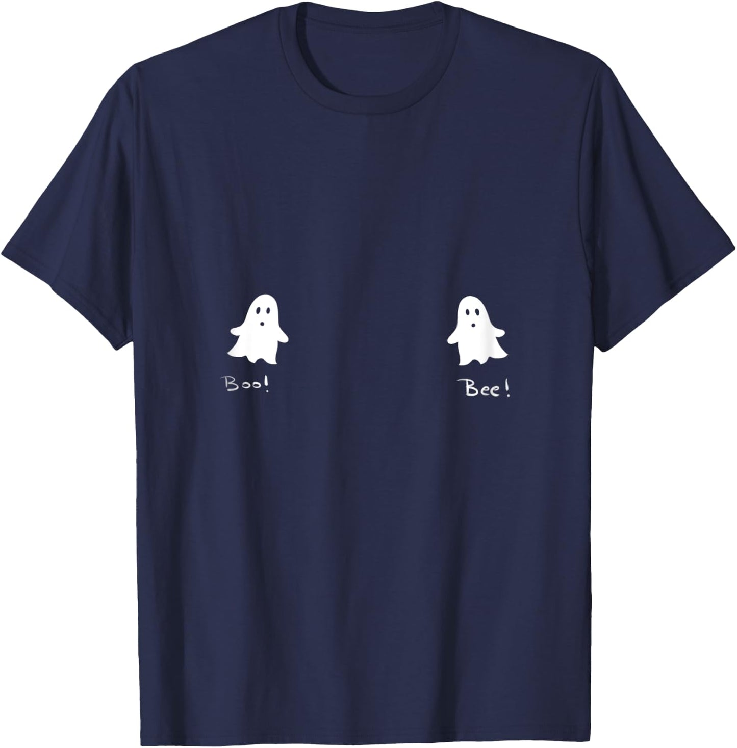 Cute Ghosts Women Halloween outfit,Cute little Boo Bee Party T-Shirt - T-Shirt | Navy