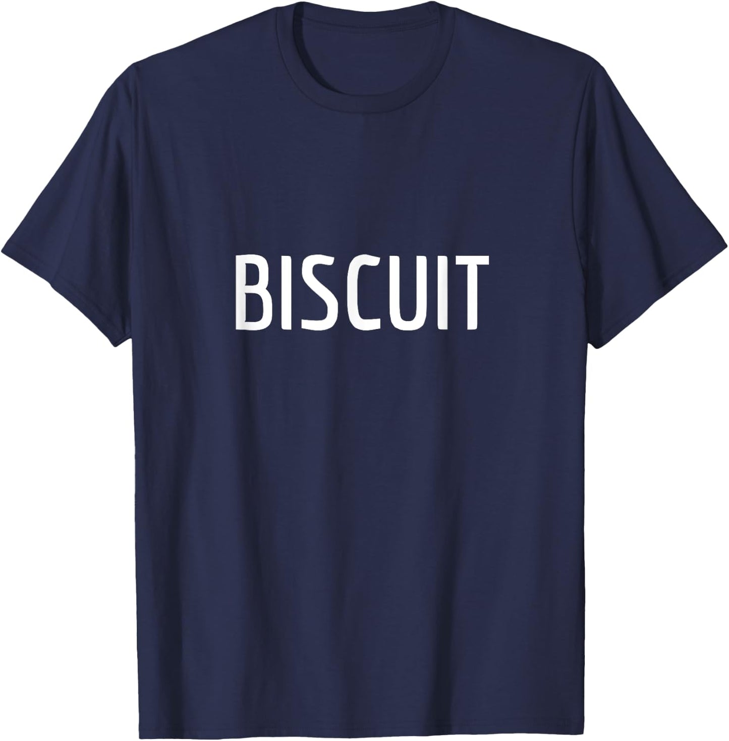Biscuit Lover Simple Costume - Cook, Baker & Foodie Funny T-Shirt - T-Shirt | Navy