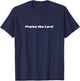 Praise the Lord Christian Design T-Shirt - T-Shirt | Navy