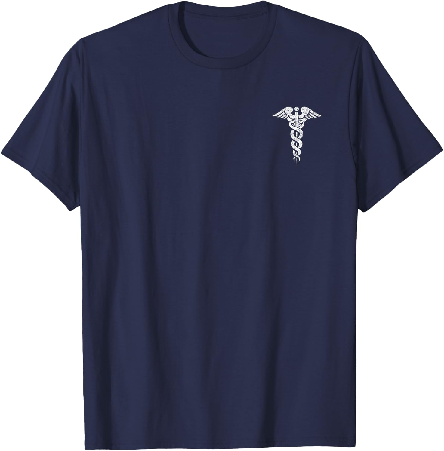 Caduceus Symbol Nurse Doctor Medic Rn Np Na Hospital T-Shirt - T-Shirt | Navy