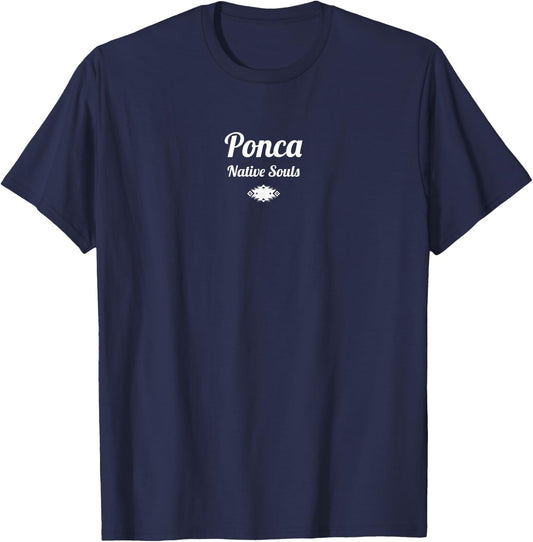 Native American | Ponca ORIGINAL SOULS Tribe T-Shirt - T-Shirt | Navy