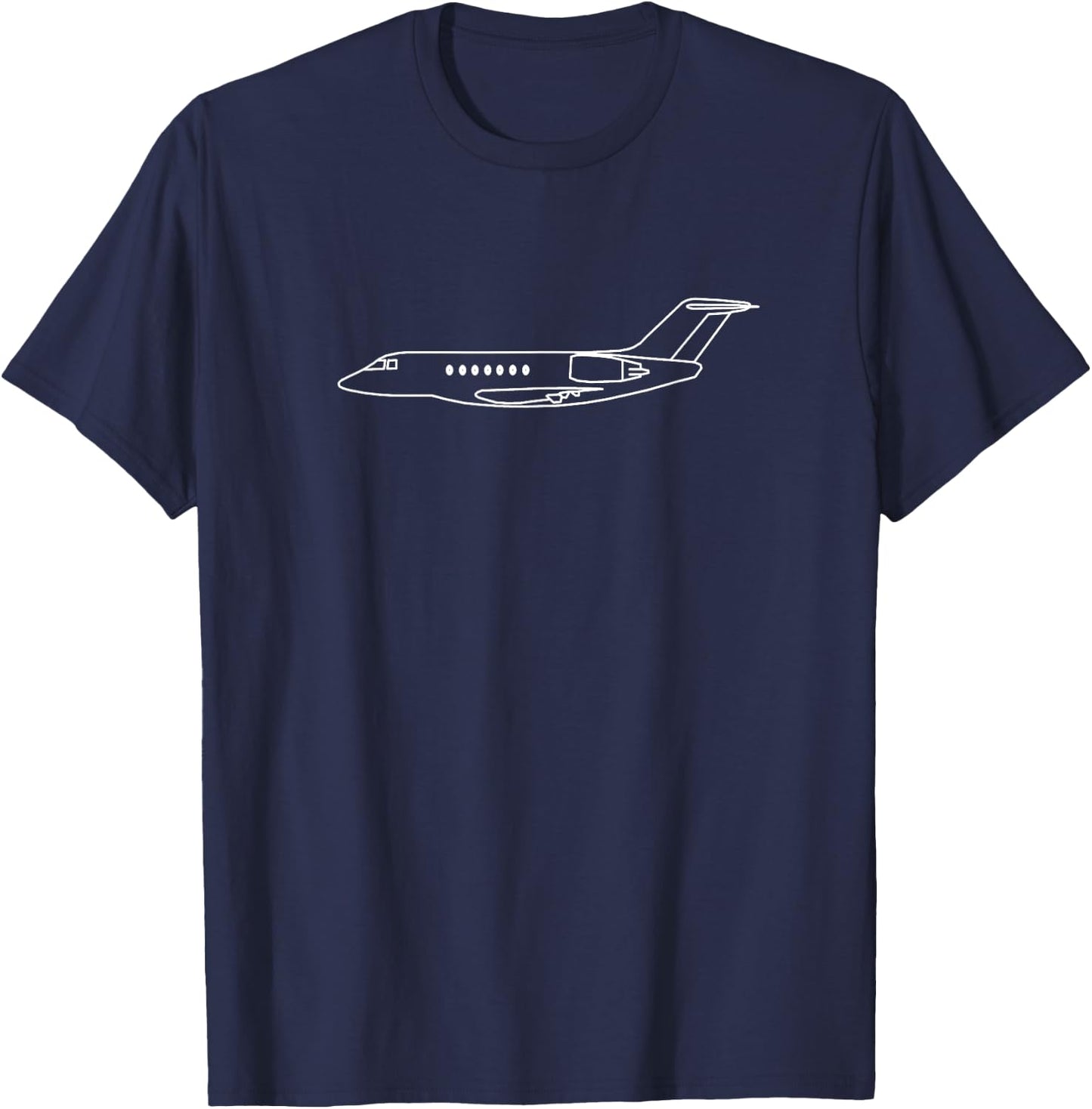 Private Jet Fast Money Aviation T-Shirt - T-Shirt | Navy