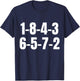 18436572 Firing Order Engine V8 Block Racing Mechanic T-Shirt - T-Shirt | Navy