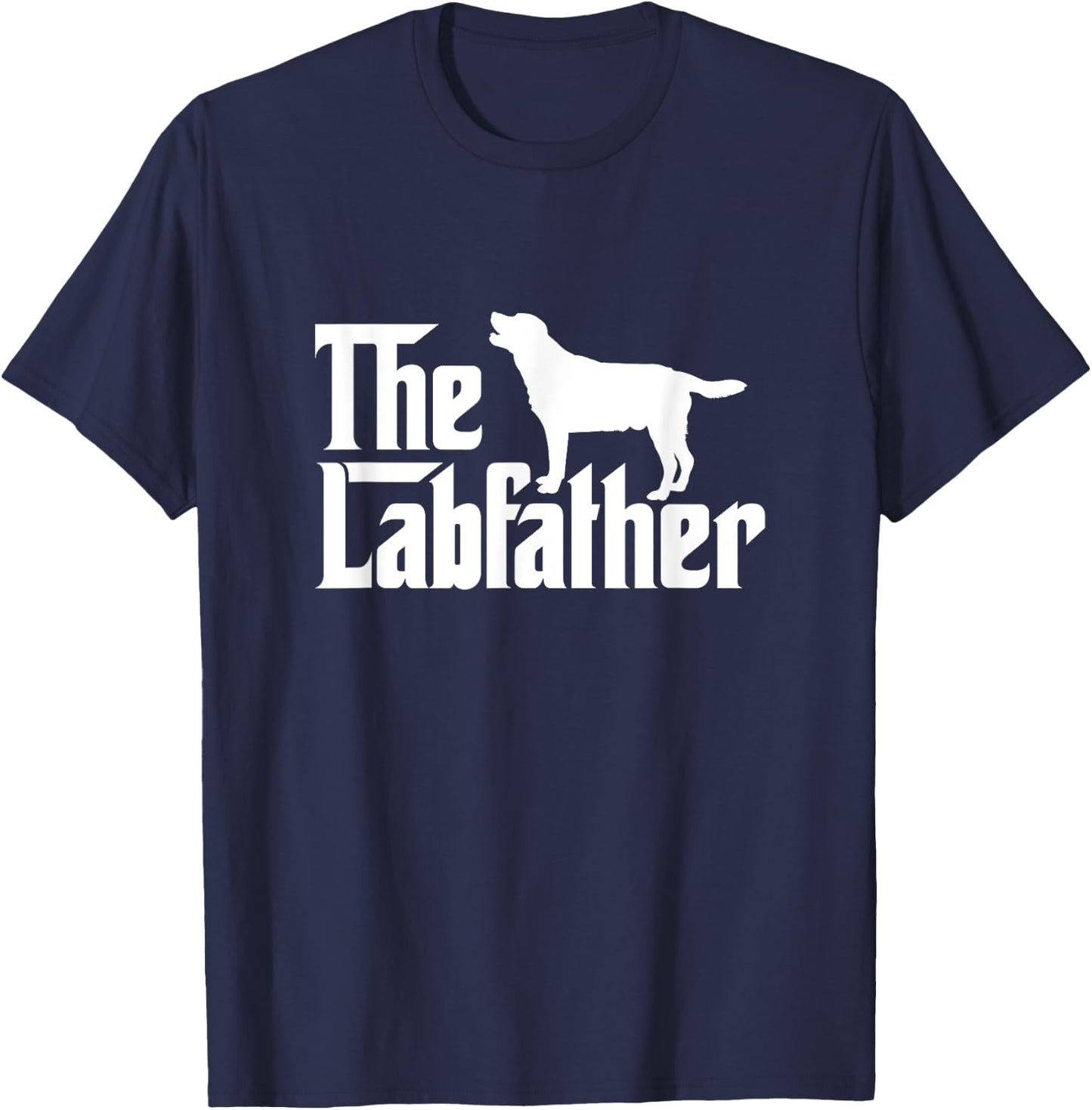 The Labfather Labrador Retriever Dog Dad Father's Day T-Shirt - T-Shirt | Navy