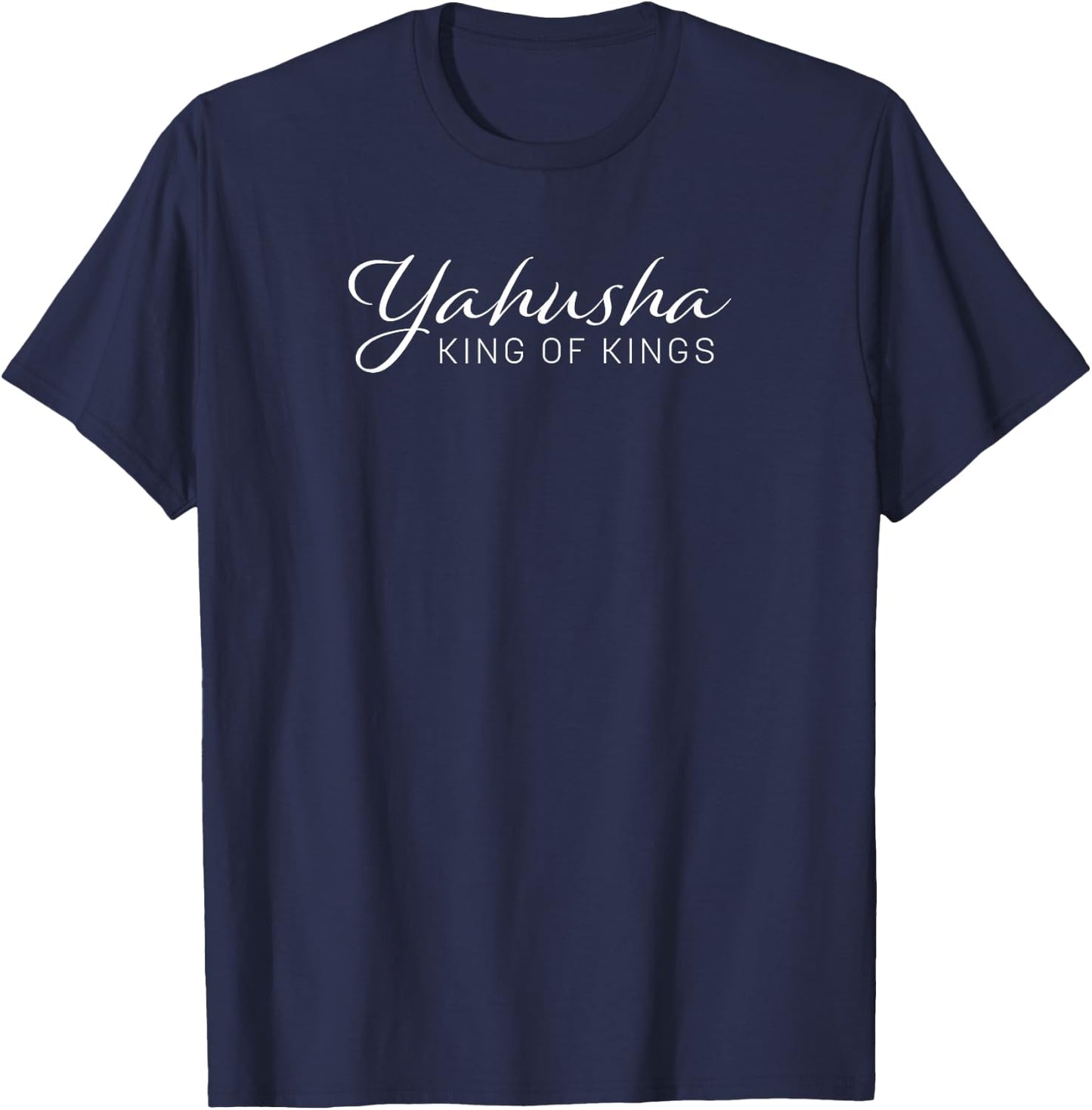 Yahusha King of Kings T-Shirt - T-Shirt | Navy