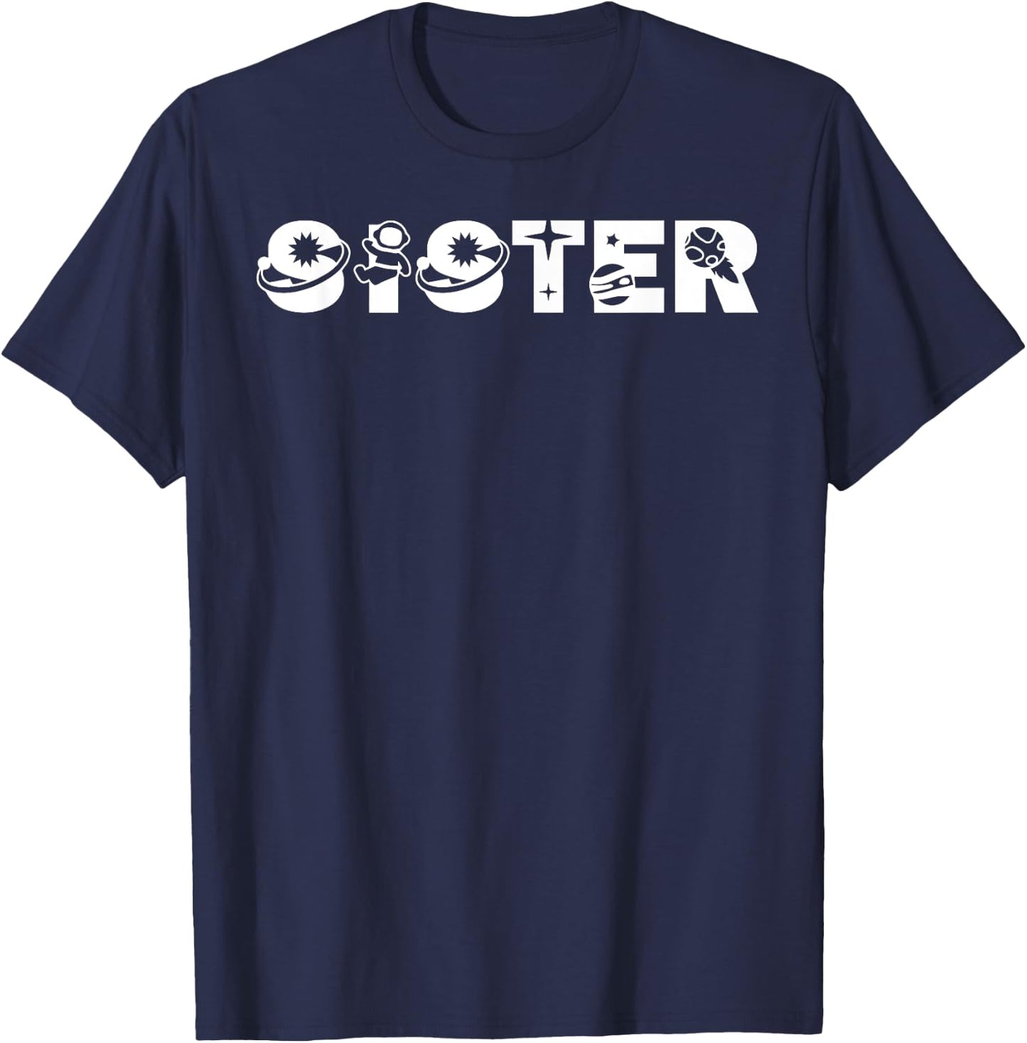 Funny Sister Space Astronaut Birthday Party T-Shirt - T-Shirt | Navy