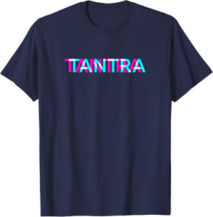 Tantra Yoga Chakra Meditation Spiritual Moon Child T-Shirt - T-Shirt | Navy