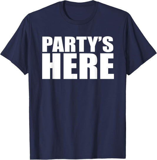 Partys Here GTL New Jersey Garden State Trending T-Shirt - T-Shirt | Navy