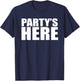 Partys Here GTL New Jersey Garden State Trending T-Shirt - T-Shirt | Navy