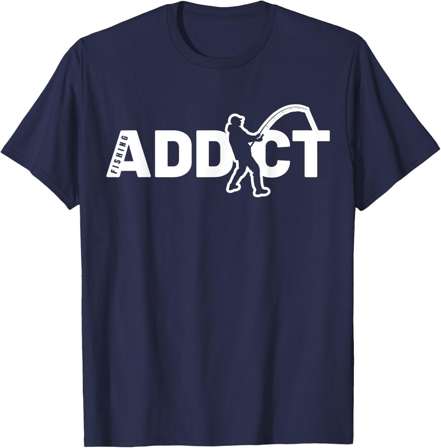 Fishing Shirt | Addictive Fishing, Dad's Gift Angel Coach T-Shirt - T-Shirt | Navy