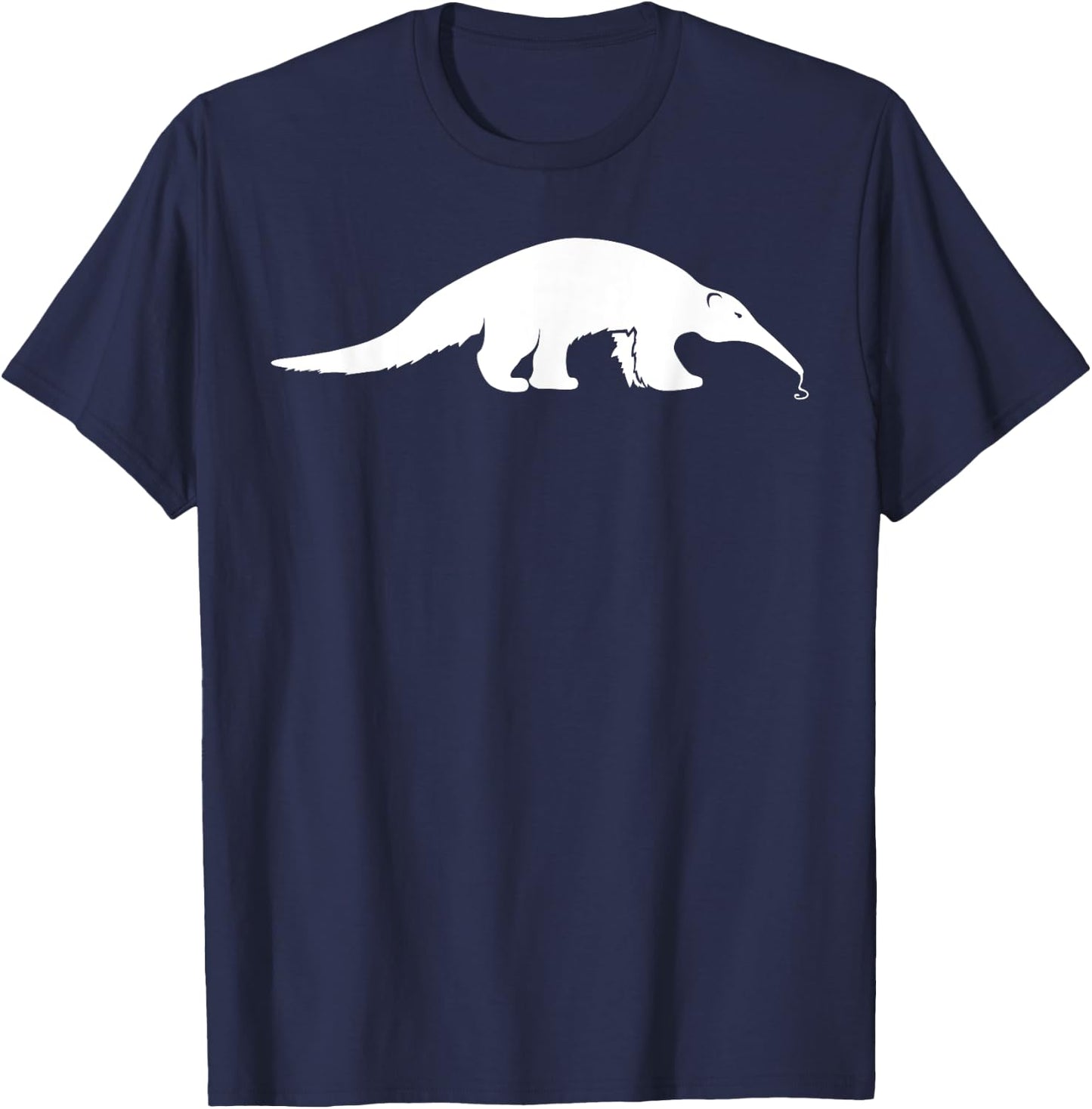 Giant Anteater Eating Ants Tongue Zoo Animal Exotic Tamandua T-Shirt - T-Shirt | Navy