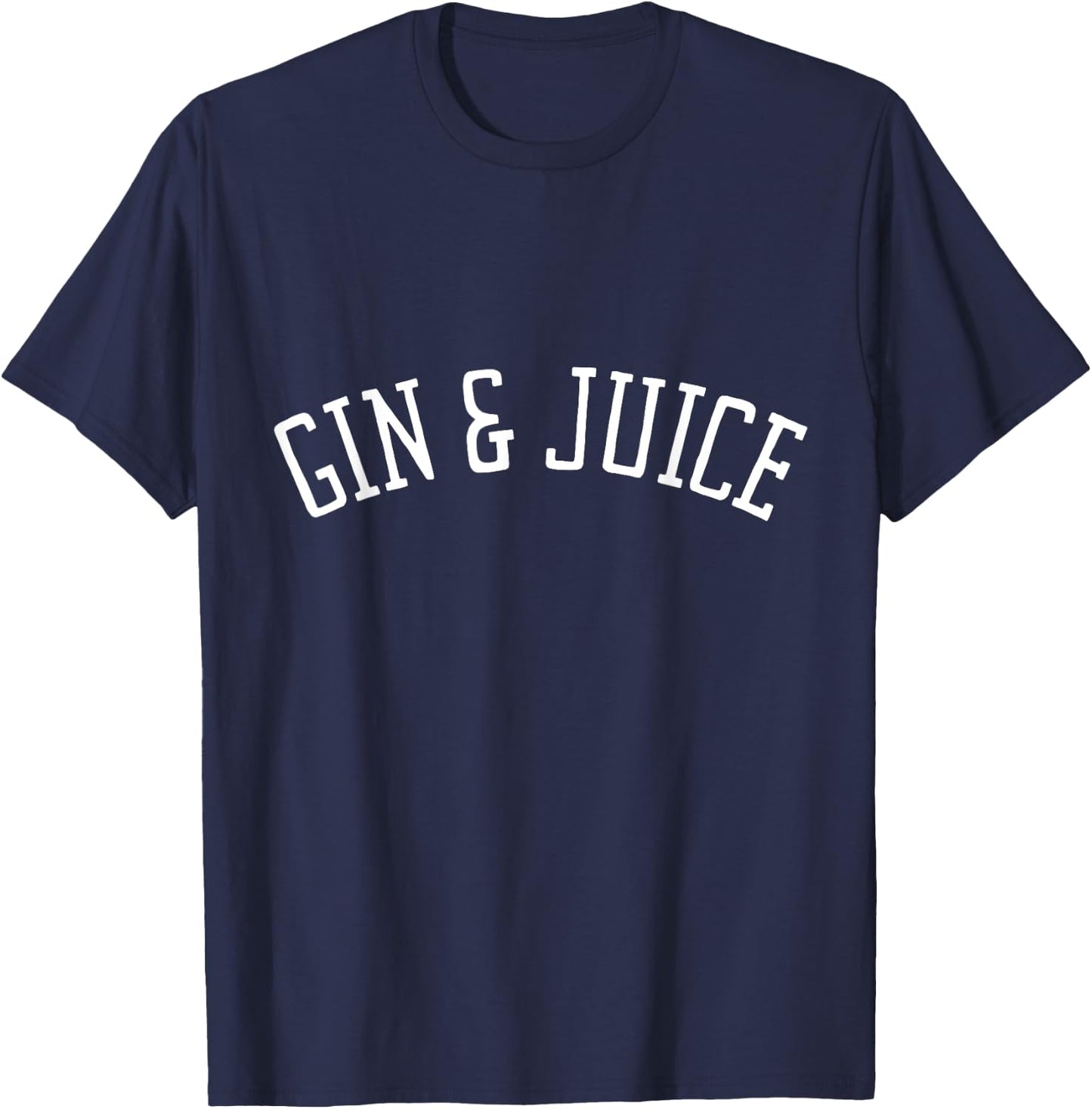 Retro Vintage Classic Gin + Juice shirt Gin and Juice T-Shirt - T-Shirt | Navy