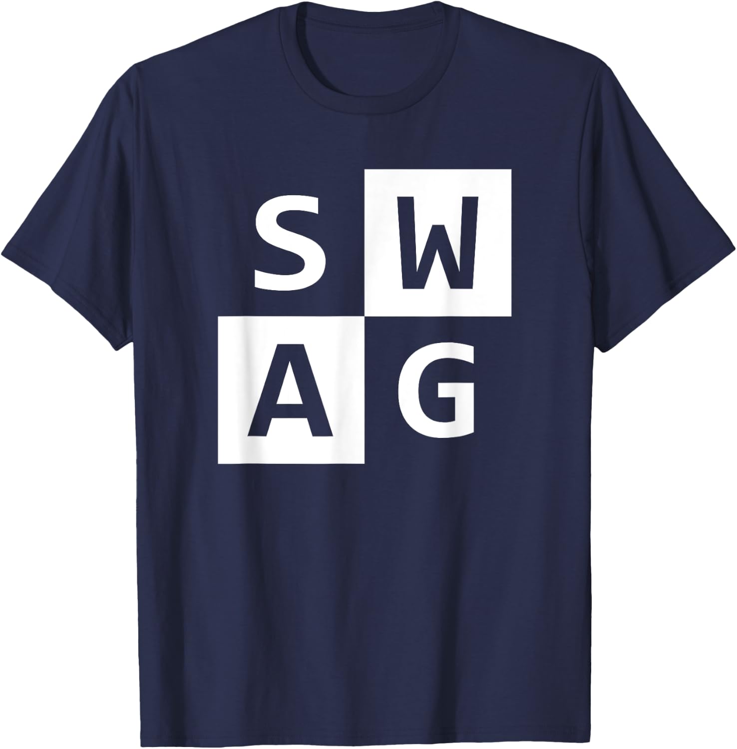Swag | Simple Deisgn T-Shirt - T-Shirt | Navy