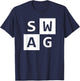 Swag | Simple Deisgn T-Shirt - T-Shirt | Navy