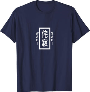 Wabi-Sabi: Imperfect Beauty Japanese Life Concept - Kintsugi T-Shirt - T-Shirt | Navy