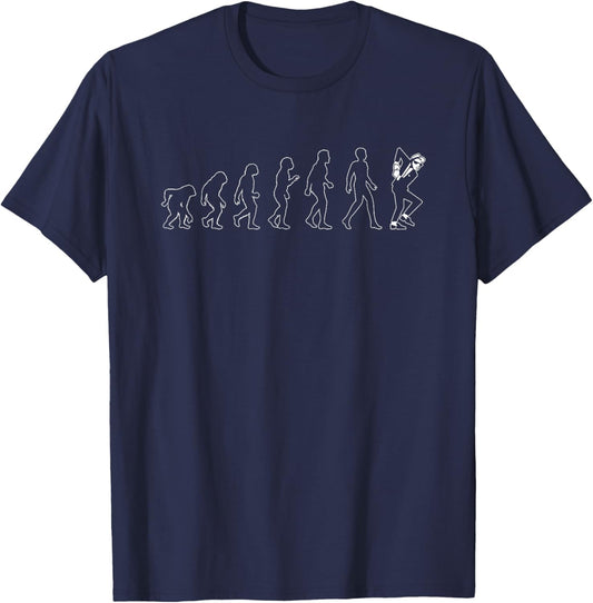 Ska dancer evolution ska music rude boy T-Shirt - T-Shirt | Navy