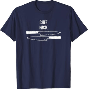 Chef Nick T-Shirt - T-Shirt | Navy