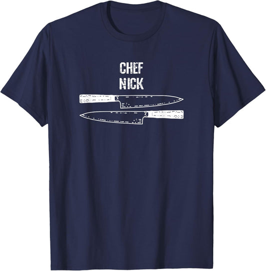 Chef Nick T-Shirt - T-Shirt | Navy