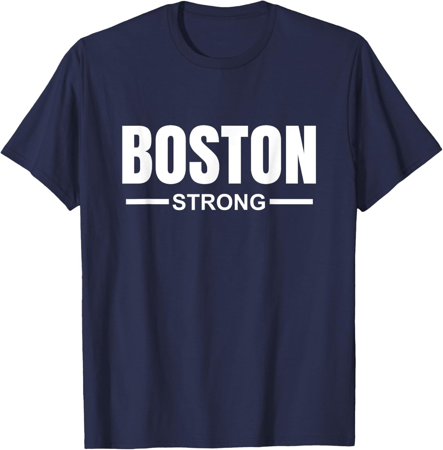 Boston Strong Community Strength Prayer & Support T-Shirt - T-Shirt | Navy