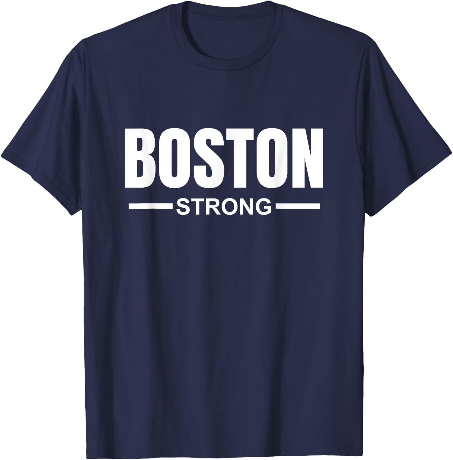 Boston Strong Community Strength Prayer & Support T-Shirt - T-Shirt | Navy