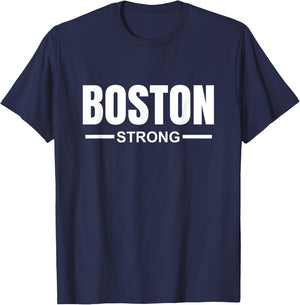 Boston Strong Community Strength Prayer & Support T-Shirt - T-Shirt | Navy