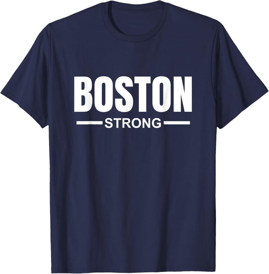 Boston Strong Community Strength Prayer & Support T-Shirt - T-Shirt | Navy