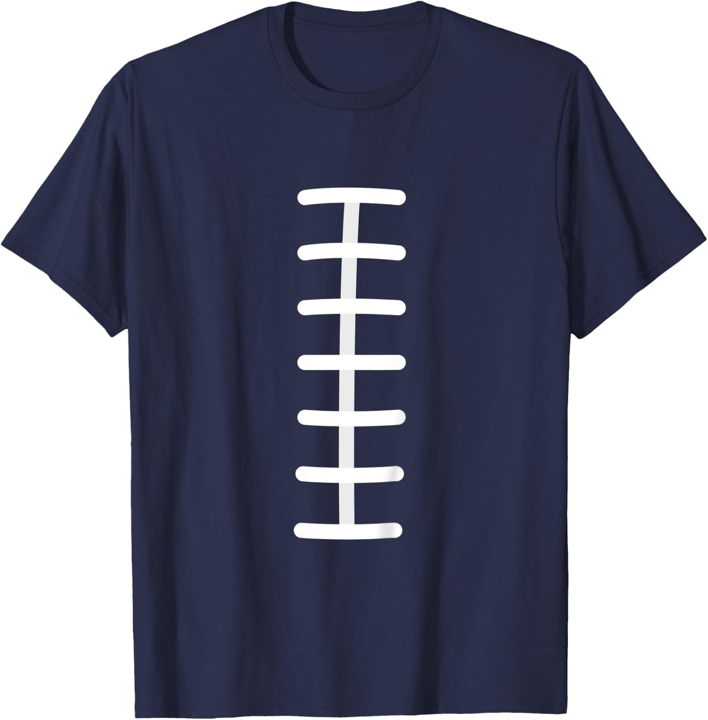 Kids Kids Boys Girls Football Laces Football Halloween Costume T-Shirt - T-Shirt | Navy
