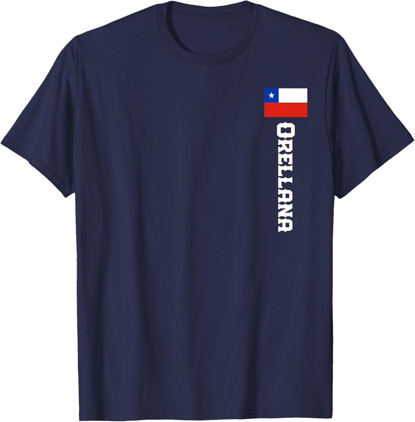 Orellana Last Name Chile Shirt , Women, Kids T-Shirt - T-Shirt | Navy