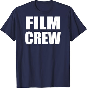 FILM CREW Bold Plain Text Print On Back T-Shirt - T-Shirt | Navy