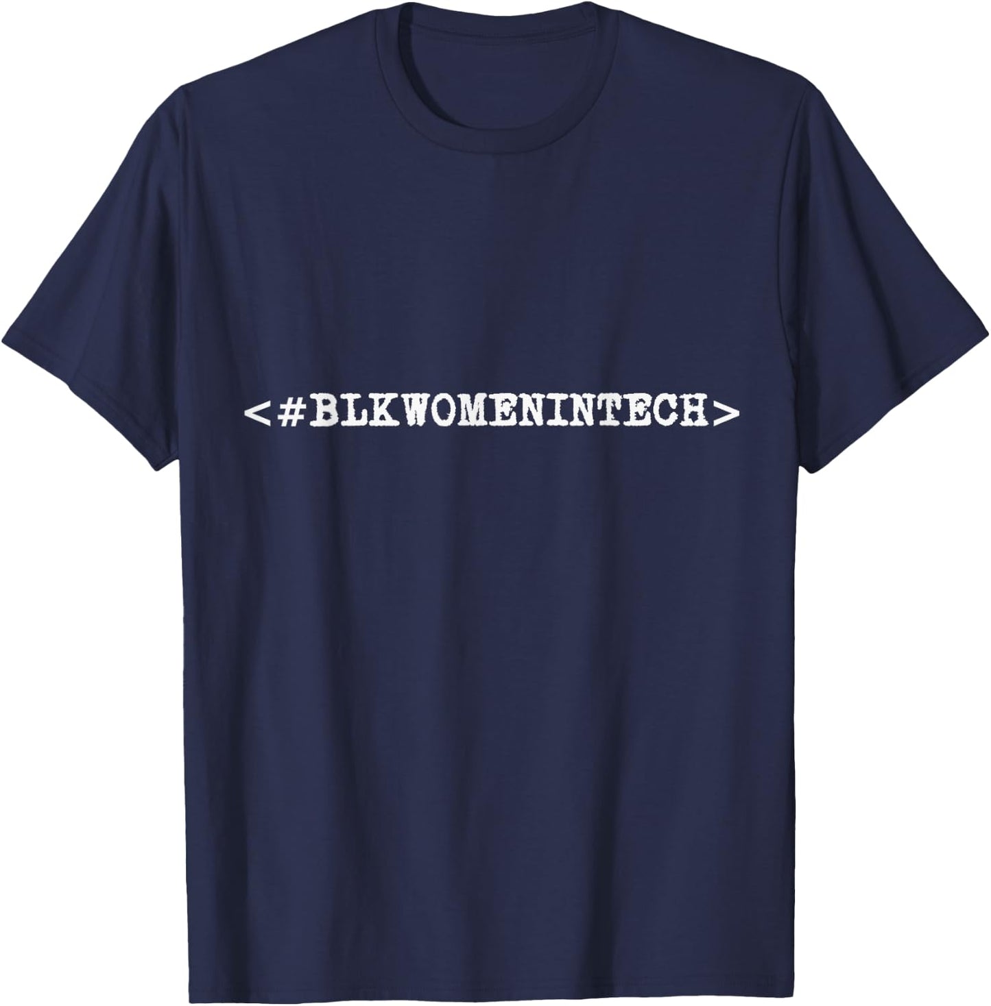 Black Women in Tech and Coding T-Shirt - T-Shirt | Navy